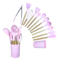 Comprar Kit Utensílios De Cozinha Silicone Espátula Concha 12 Peças