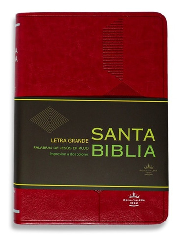 Biblia Rvr60, Mediana, Imitación Piel Rosa, Letra Grande