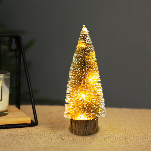 Mini Árbol De Navidad Con Iluminación Led, Árbol De Navidad