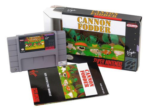 Cannon Fodder Super Nintendo Snes Completo