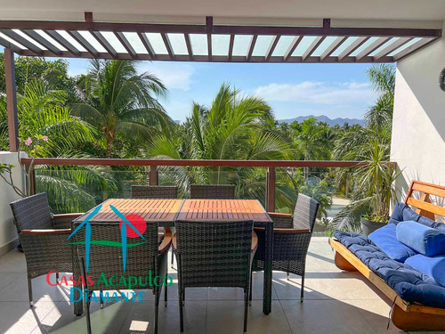 Cad La Isla Ibiza F3. Terraza Con Vista A Las Áreas Comunes