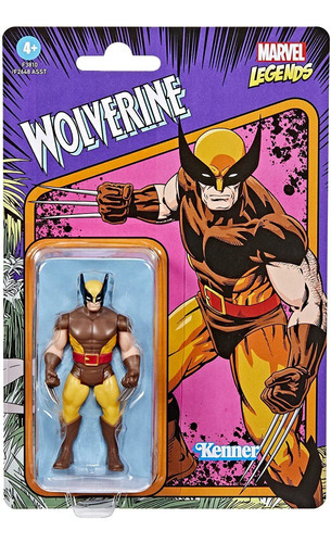 Marvel Legends Retrô X-men Wolverine  F3810 Hasbro