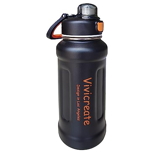 Vivicreate Sports Water Bottle 32 Oz Con Fresa De Scp6m