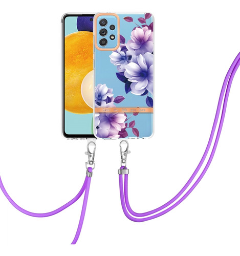 Funda De Tpu Para Samsung Galaxy A5, Serie Begonia Flowers,