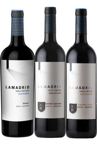 Combo X3 Lamadrid Gran Reserva Malbec-cab Sauv-cab Fran