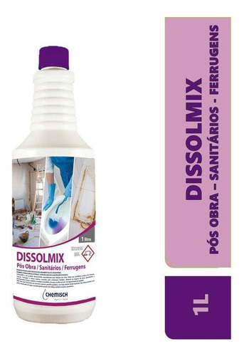 Desincrustante Limpa Vaso Sanitário Ferrugem 1l Rende Até 10