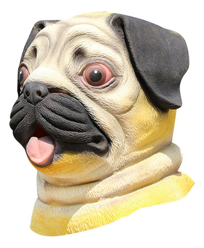 Máscara Pug Máscara Animal Perro Máscara Perro Máscara