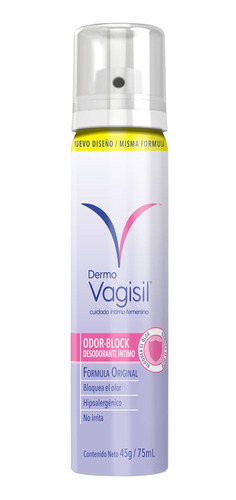 Dermo Vagisil Desodorante Íntimo Femenino Odor Block