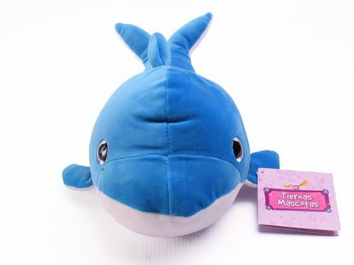 Peluche Delfin Y Ballena 38 Cm Tiernas Mascotas Duende Azul