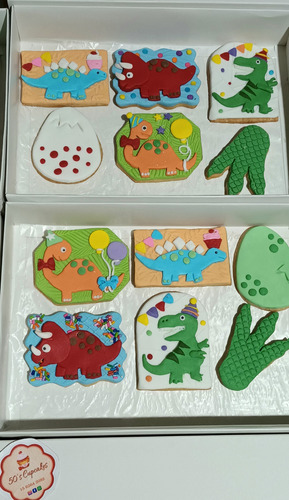 Cupcakes, Cookies, Oreos Y Minidonas Dinosaurios Vainilla Y Chocolate Dulce De Leche