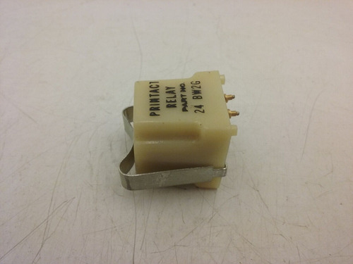 Vintage Printact 24-bw2g Relay 24v Dc 2 Pin Nnb Bbd