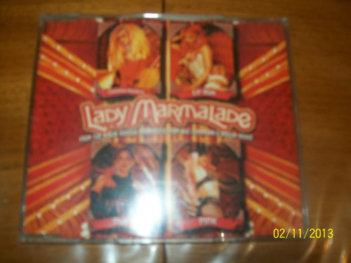 Lady Marmalade From Moulin Rouge Cd Maxi Single Importado!