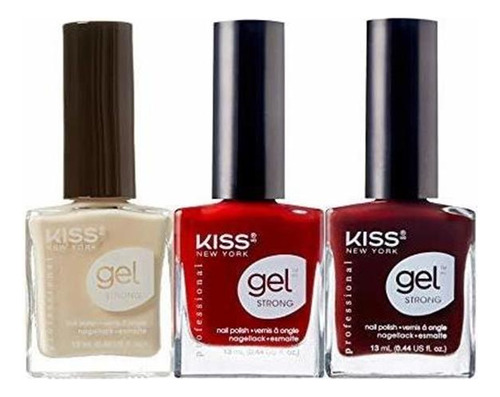 Esmalte De Uñas - Kiss New York Gel Strong Nail Polish 3