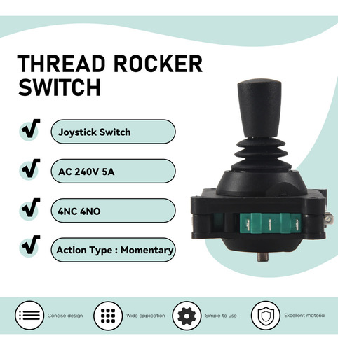 Para Interruptor Tipo Joystick Ac 240v 5a 4no 4nc