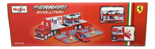 Trailer Taller Ferrari Fxx K Evo , Escala 1/64, Maisto.