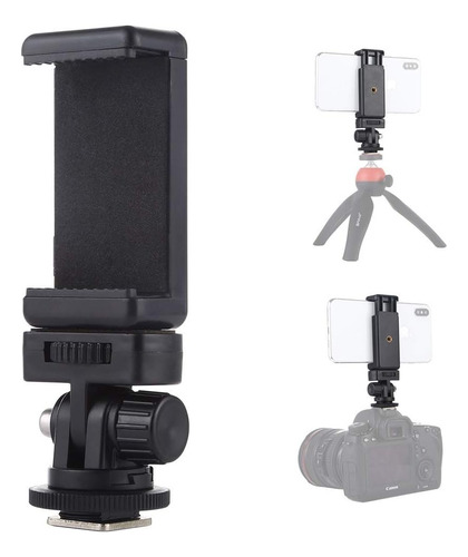 Soporte De Celular A Zapata De Camara O Tripie