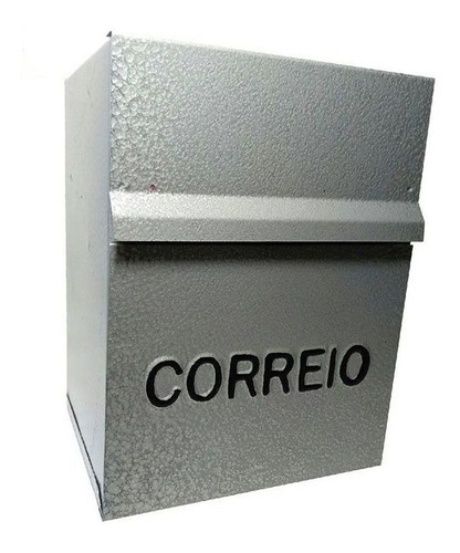 Caixa Correio Popular Vertical Em Chapa 19x25x15cm