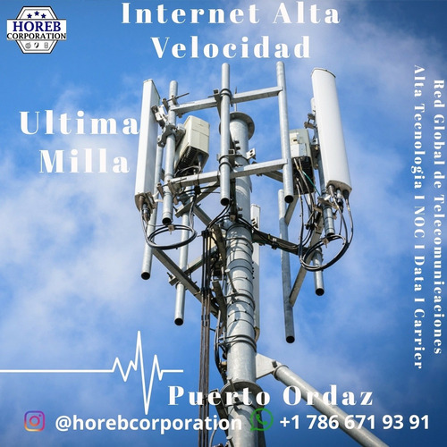 Imagen 1 de 2 de Internet Dedicado Residencial, Radio Enlace, Fibra Optica