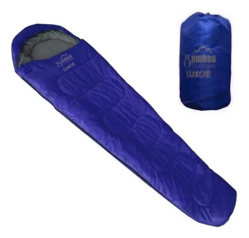 Bolsa De Dormir Bamboo Luxor 0 ºc Liviana Color Azul