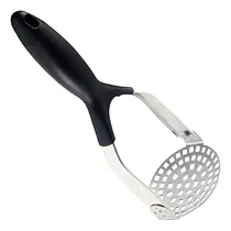 Comprar Pisa Papa Plegable Acero Inoxidable Mango Plastico Pisapapas Color Del Mango Negro