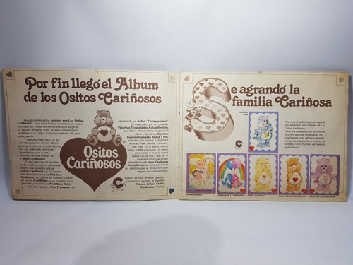 Imagen 2 de 10 de Álbum Ositos Cariñosos Figuritas 1986 Completo Exc Mag 56885