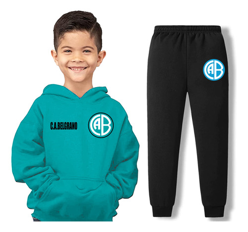 Conjunto Buzo Y Pantalón De Belgrano De Cordoba / Para Niños