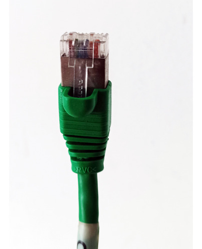 25 Patch Cord Cat6 Utp Verde E Preto Amp 1,5 Metros (Usado)
