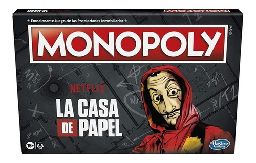 Imagen 1 de 5 de Juego De Mesa Monopolio Casa De Papel Español