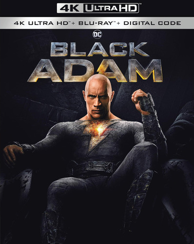 Black Adam 4k Ultra Hd + Blu-ray Combo Pack Original Nuevo