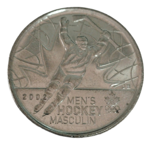 Moneda De 25 Centavos De Dólar Conmemorativa Canadá 2002