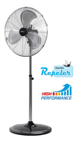 Ventilador De Pie Liliana Vpc22 3 Vel 130w 22 3 Aspas