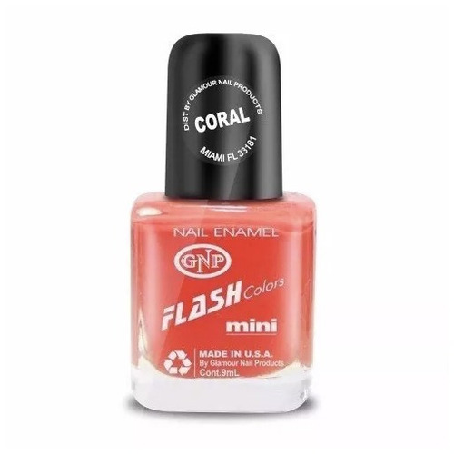 Esmalte Flash Colors De Gnp 9ml Coral