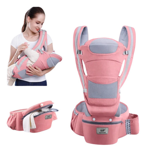 Canguro Para Bebe 3 En 1 Cargador Ajustable Ergonomico