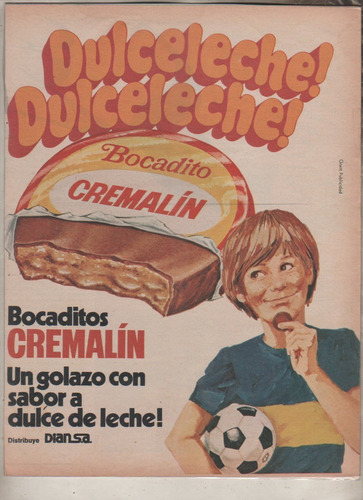 Publicidad De Revista * Bocadito Cremalin De Boca - Años 70 (Usado)