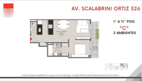 Venta Emprendimiento 2 Ambientes 51 M² Palermo Soho Categori 