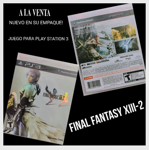  Juego Final Fantasy Ps3 