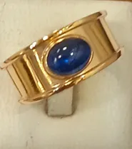 Comprar Exclusivo Anillo Oro Ktes Zafiro Azul Capuchon Psp Gps