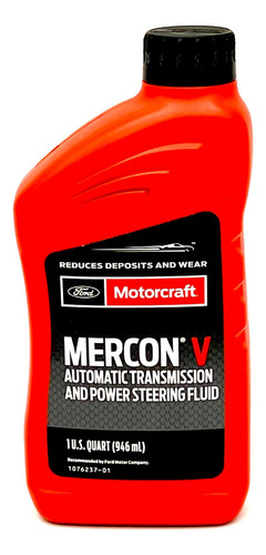 Aceite Motorcraft Atf Mercon V Power Steering Fluid 946 Ml