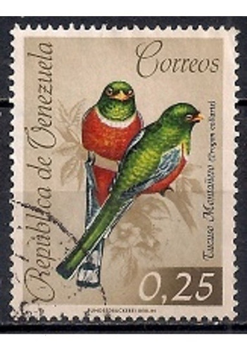 Imagen 5 de 7 de Estampillas Venezuela 1962 - Aves Venezolanas