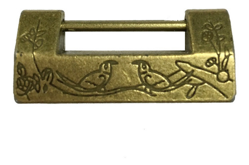 Imagen 9 de 12 de 2x Candado De Aleación De Zinc De Bronce Retro Con