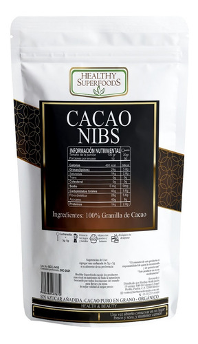 Cacao Nibs 1kg Organico