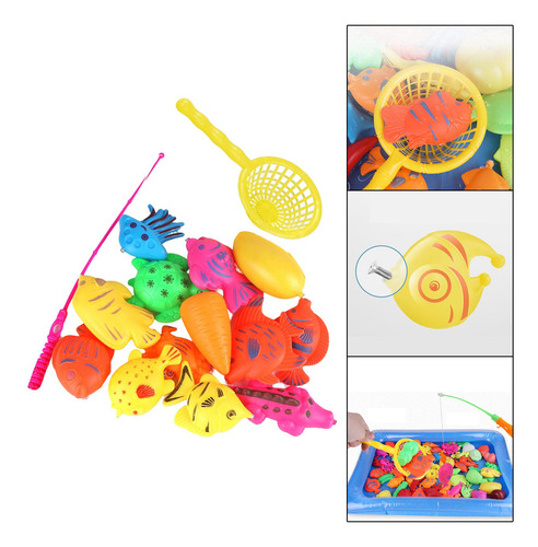 Juego De Pesca Con Caña De Pescar Para Favores De Fiesta De