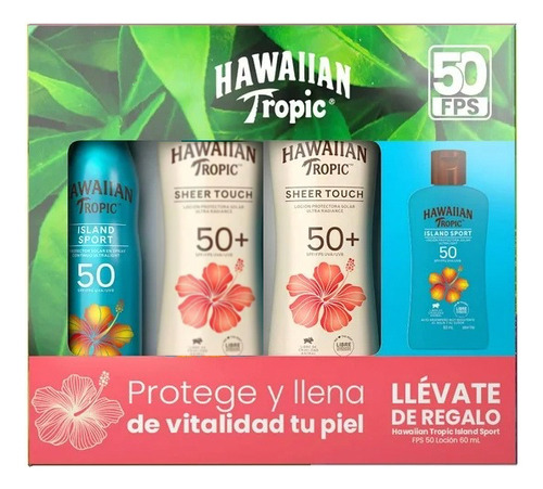 Protector Solar Hawaiian Tropic 2 Sheer Touch+2 Island Sport