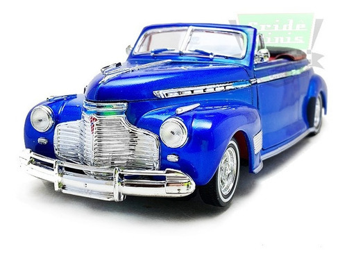 Chevrolet Special De Luxe Rebaixado 1941- Escala 1/24 Cor Azul