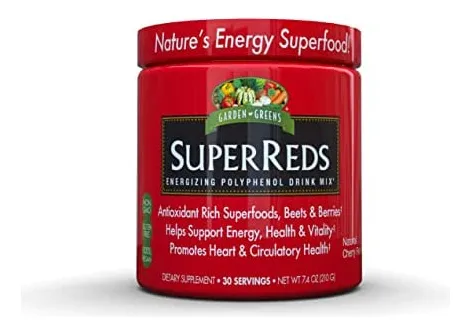 Garden Greens Super Reds Superalimentos Polifenoles Energiza