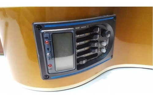 Guitarra Electroacustica Texas Ag10 Lc 5 Con Afinador Funda
