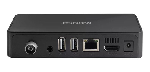 Multilaser Smart TV Box Plus PC001 Full HD 8GB preto com memória RAM de 1GB