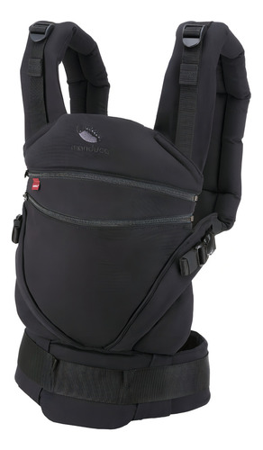 Manduca Xt Cangurera Ergonómica para Bebé Monochrome Line Color Negro 3.5 20 Kg Algodón Orgánico y Tintes Naturales