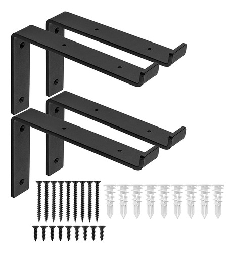 Soporte Estante 8  4 Unidad Flotante Hierro Rustico Para