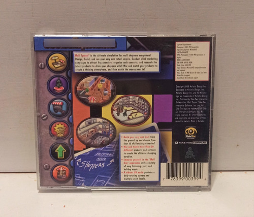 Juego Pc Mall Tycoon - Retro - 2003 - Win 95 /98/me (Usado)